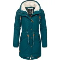 Ragwear Winterjacke YM-Canny stylischer Damen Kurzmantel Parka mit Kapuze