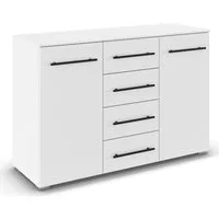 OTTO home Kombikommode Highboard Sideboard Schubladenkommode Kommode Schlafzimmer AVOLA (Breite 120 cm inkl. SOFT-CLOSE-FUNKTION mit Dekorfront), vier große Schubladen und 2 Türen, mit 4 Einlegeböden MADE IN GERMANY