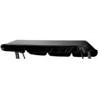 MANDALIKA Garden Hollywoodschaukelersatzdach Monte Carlo anthrazit 205 x 127 cm, (Spar-Set, 1-tlg., Ersatzbezug), wasserabweisend / lichtecht