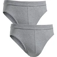 Erwin Müller Slip Herren-Slip 2er-Pack Single-Jersey Uni