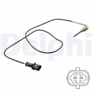 Delphi Abgastemperatursensor Fiat Croma