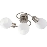 Lindby Deckenleuchten Ciala, Glas Alu IP20, 3 x 5 W LED