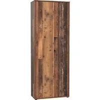 FORTE Schuhschrank Tempra, Mehrzweckschrank, 2 Türen, Einlegeböden, Höhe 197,5 cm Breite 73,7 cm