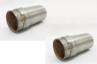 Nachrüst Katalysator Steck Ersatz Kat Patrone MIVV 55mm mit ABE (Typ A2) / Doppelpack EURO-4