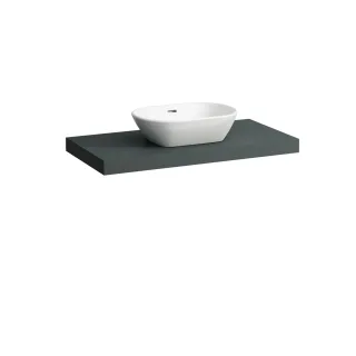 Laufen Waschtisch-Platte LANI 495x985x65 mit Aussschnitt mittig H4046611122661