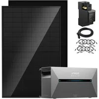 SolarMars Balkonkraftwerk mit Speicher Anker Solix Solarbank 2 E1600 Pro, 1000 W, 0% MwSt