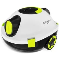 EVERCROSS BOT Poolroboter Y10 Kabelloser Poolroboter Akku, 100Min Akkulaufzeit, Bis zu 120m², Doppelmotorantrieb, Selbsteinparkfunktion, 180μm Filter, IPX8