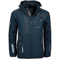 Geographical Norway Softshelljacke Herren Herbst Winter Jacke Softshell Outdoor Übergangsjacke (Packung, 1-St) Mit Kaputze S Bis 7XL