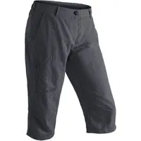 Maier Sports Caprihose Neckar kurze Hose Damen, luftige Wanderhose, leichte Outdoorhose, Reg Fit