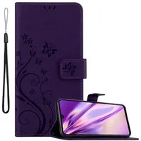 Cadorabo Handyhülle für Huawei P30 LITE Hülle Huawei P30 LITE, Hülle Schutzhülle Blumen Flower mit Standfunktion Kartenfach Magnet