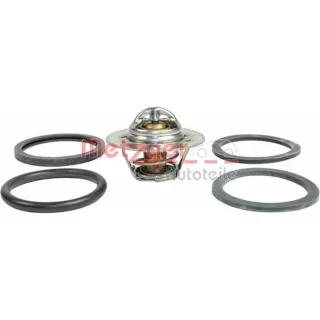 Metzger Thermostat 82 ?C + Dichtungen Citroen Fiat Peugeot Renault Volvo