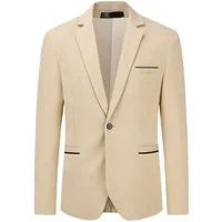 Allthemen Sakko Herren sportliches Casualsakko aus Stretsch Stoff