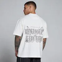 MP Herren Lift Grafik Vintage Oversized-Baumwoll-T-Shirt – Vintage-Weiß - S
