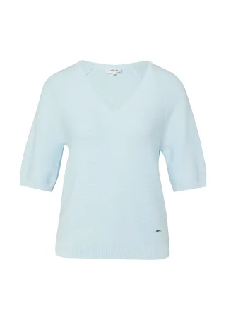 s.Oliver - Strickpullover blau - Gr. - 40