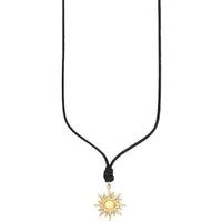 Aniston JEWELRY & WATCHES Kette mit Anhänger Schmuck Geschenk Lederkette mit Anhänger Sonne