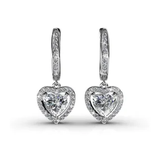 Only Love Ohrringe - Silber und Kristall