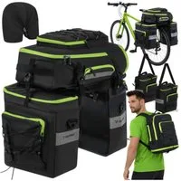 Trizand Fahrradtasche 3-in-1 Fahrrad-Gepäckträgertasche 65 L (Spar-Set, 1-tlg., wasserdicht), bietet das System enorm viel Platz für Ausrüstung und Proviant
