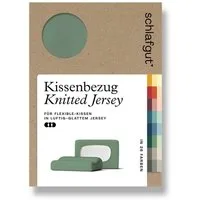 Schlafgut Kissenbezug Pure flexibler Kissenbezug für Nackenstützkissen, (1 Stück), Bio-Baumwolle mit Elasthan, mit Gummizug, bügelfrei
