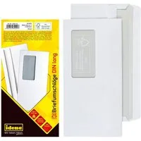 Idena Briefumschlag Idena 10220 - Briefumschläge lang, 75 g/m², selbstklebend, mit Fenster