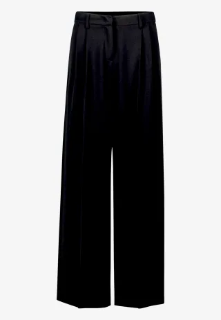 zero - Bundfaltenhose aus Viskose-Mix 32 Inch black beauty - Gr. - 36