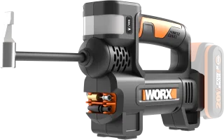Worx Akku-Handkompressor "WX092.9" 4-in-1, digitale Anzeige, Notfallhelfer, ohne Akku & Ladegerät