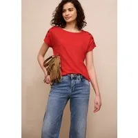 STREET ONE STUDIO T-Shirt mit U-Boot-Ausschnitt