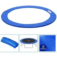 FIVMEN Trampolin-Randabdeckung Federabdeckung, Randschutz Sicherheitsmatte UV-resistent, UV-Beständigkeit Reißfest, 30cm Breite mit Blau/Mehrfarbig