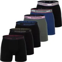 Scotch & Soda Boxer Herren Boxershort 6er Pack Baumwolle (Packung, 6er Pack)