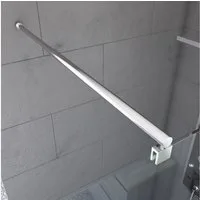 Marwell Duschwand-Stabilisationsstange Parma, verstellbar 70 bis 100 cm, für Glasstärken von 6-8 mm