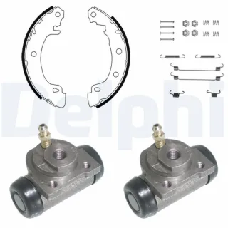 Delphi Bremsbacken vormontiert hinten Renault Megane Sc?nic KP894