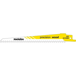 Metabo Säbelsägeblätter precision wood 1,25 mm HCS / 6 TPI - 631470000