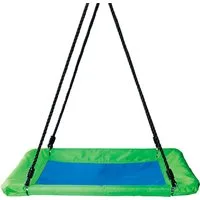Happy People Nestschaukel-Sitz Rechteck-Schaukel mit wetterfester PE Matte als Sitz