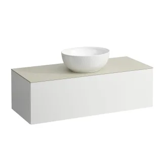 LAUFEN Waschtischunterschrank und Waschtischplatte ALESSI 500x1200x370 H4313150972601
