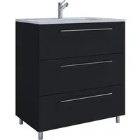 VCM Waschtisch 2tlg-BadinosS3SB 86x80x46cm (Set, 2-St., 1x Unterschrank 1x Waschbecken)