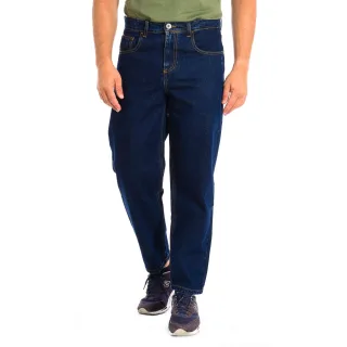 Lange Hose mit gerade geschnittenen Säumen und Gürtelschlaufen TMT010-DM069 man