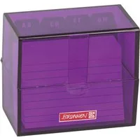 BRUNNEN Karteikasten BRUNNEN KarteiboxA8 gefüllt purple