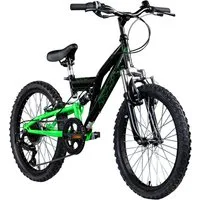 Galano Mountainbike FS180, 6 Gang, Kettenschaltung, 20 Zoll Kinderfahrrad ab 6 Jahre 120-135 cm für Mädchen und Jungen