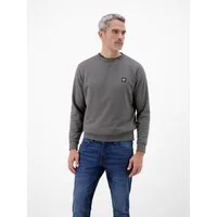 LERROS Sweatshirt Urbaner Sweatshirtstyle, weiche Haptik Unifarbenes Herren‑Sweatshirt, hoher Tragekomfort, REGULAR FIT