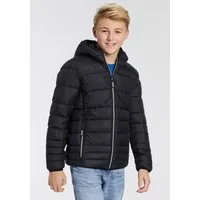 CMP Steppjacke KID JACKET FIX HOOD mit Kapuze, winddicht, wasserabweisend, aus Polyester