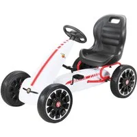 Actionbikes Motors Go-Kart Kinder Pedal Go Kart mit Handbremse, Kinder Fahrzeug Spielzeug ab 4-10 Jahre, Kinderkart, Go Kart
