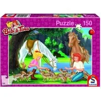 Schmidt Spiele Puzzle Bibi & Tina, Am Steinbruch, 150 Teile, 150 Puzzleteile