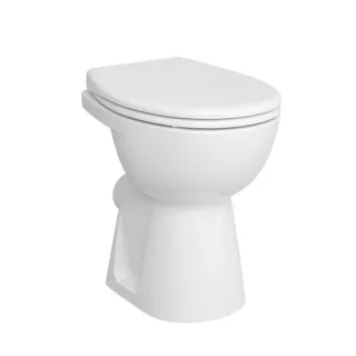 VitrA Conforma Stand-Tiefspül-WC 7714B003-0087 35,5x48x46cm, plus 6cm, Abgang waagerecht, weiß Hochglanz