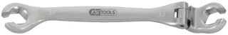 KS Tools CHROMEplus Offener Doppel-Ringschlüssel mit Gelenk - 518.0380