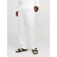 Jack & Jones Chinohose JPSTKARL LAWRENCE LINEN CHINO SN Leinen, locker geschnitten