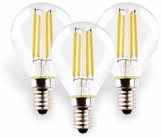 MÜLLER-LICHT LED-Lampe 400293, E14, EEK: E, 4 W, 470 lm, 2700 K, 3 Stück