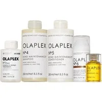 Olaplex Haarpflege-Set Repair & Care Set – Intensive Reparatur für geschädigtes Haar, 5-tlg., Ideal bei coloriertem, blondiertem oder strapaziertem Haar