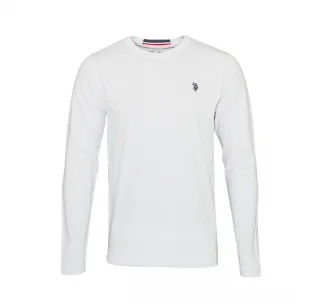 U.S. Polo Assn. Langarmshirts in Weiß