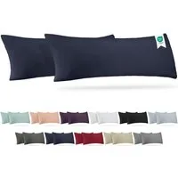 BARBONS Kissenbezug 100% Baumwolle Kissenbezug, weiche Kopfkissenbezug, Kissenhülle, (2 Stück), 165 g/m², Jersey