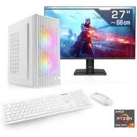 CSL Spectrum V25276 PC-Komplettsystem (27", AMD Ryzen 7 5700X, GeForce RTX 5060, 32 GB RAM, 1000 GB SSD)