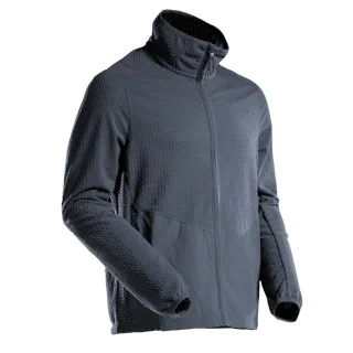 MASCOT Herren Microfleece Pullover mit Reißverschluss CUSTOMIZED Schwarzblau M - 22803-639-010-M